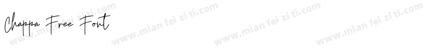Chappa Free Font字体转换